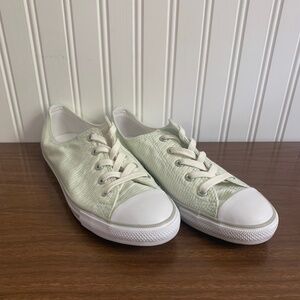 Women’s Light Green Low Top Converse